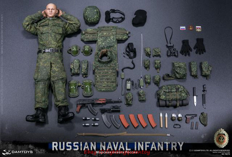 damtoys  ミリタリーフィギュア　1/6 DAMTOYS DAM78070 Russian Naval Infantry Marine 1/6 Action