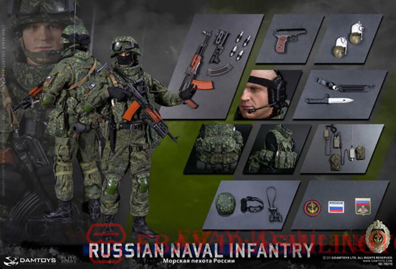 DAMTOYS ロシア軍 フィギュア4点セット フィギュア ミリタリー フィギュア専門店 -ソダチトイズ / 予約 DAMTOYS ロシア連邦軍隊