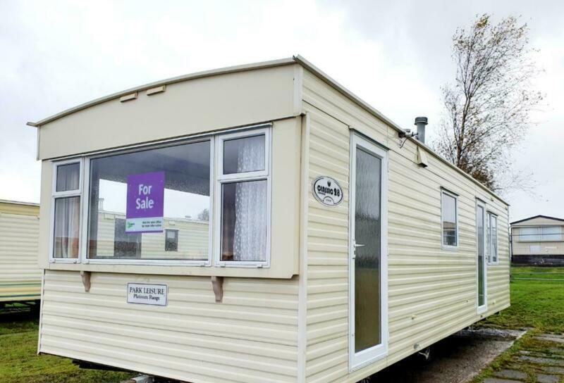 Static caravan for sale with heating west coast Scotland Ayrshire near Glasgow in Kilwinning