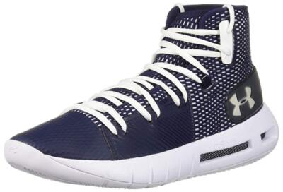 

Баскетбольные кроссовки Under Armour Kids HOVR Havoc, темно-синий/белый, 6 средних размеров, США, Midnight navy/white