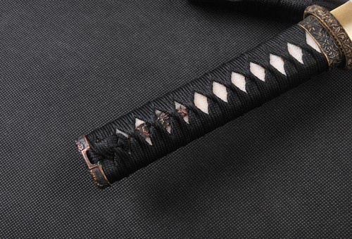 20'' Self-defense Tanto Japanese Samurai Handmade Knife Full Tang Short Sword