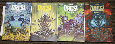 BOOM! Orcs: The Gift #1-4 COMPLETE SET - Larsen - ALL As, 1sts ($6 ea Cvr Ovszd)
