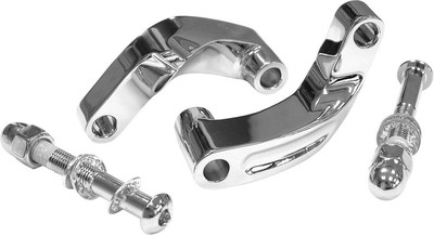 Harddrive Chrome Side Mirror Extension Kit for Harley Dyna Switchback 12-16