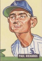 1986 C.C.C. 1951 Bowman Reprints - Paul Richards #195