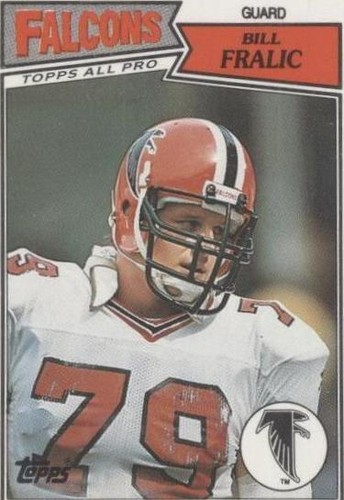 1987 Topps United Kingdom American Football Bill Fralic #56