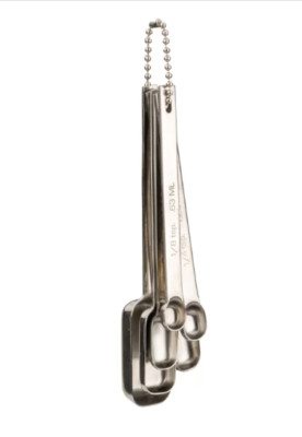 NEW RSVP ENDURANCE STAINLESS STEEL SPICE SPOONS