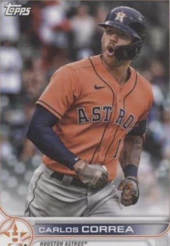 シングルカード Topps - topps carlos correa 1987 relic card 2035 2022 Topps CARLOS CORREA 1987 Relic Game Used Bat