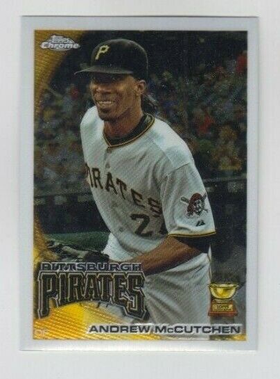 Andrew McCutchen 2010 TOPPS CHROME ALL-STAR ROOKIE CUP CARD #35 PIRATES. rookie card picture