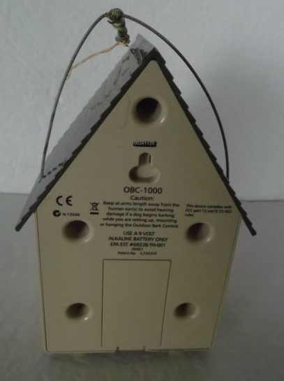 Guardian PetSafe sonic faux bird house bark control outdoor device OBC-1000