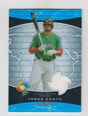 Jorge Cantu 2009 BOWMAN STERLING '09 WORLD BASEBALL CLASSIC GW JERSEY /125