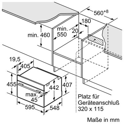 Siemens iQ700 CM633GBS1 Edelstahl Kompaktbackofen mit integrierter Mikrowelle