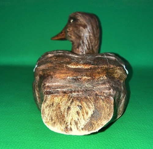 duck decoy hand carved decor mallard hen Signed Bob Sitton 2010 Nacodoches TX