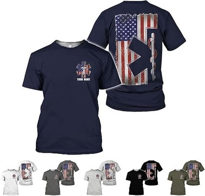 Customized EMS Shirts,EMT Paramedic Uniform Emergency Medical Technician