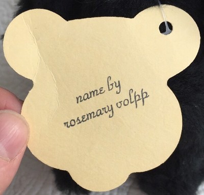 Vintage Bearly There Company Linda Spiegel Lohre Bear Black Jointed 8