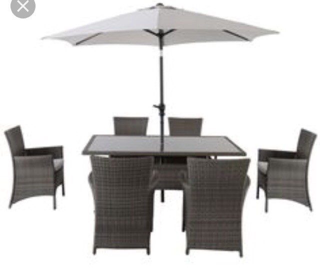 New In Box Homebase Orleans Rattan 6 Seater Garden Table And Chair Set In Bangor County Down Gumtree
