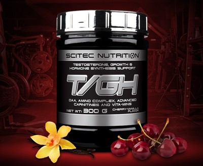 Scitec Nutrition TGH Testosterone 300g CherryVanilla DAA, Amino, LCarnitine 