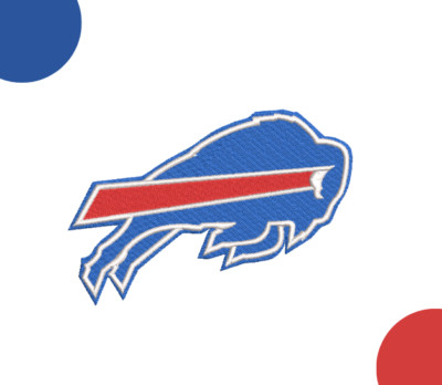 Buffalo Bills Patch Iron on or sew on - Choose a Size - embroidery - New York