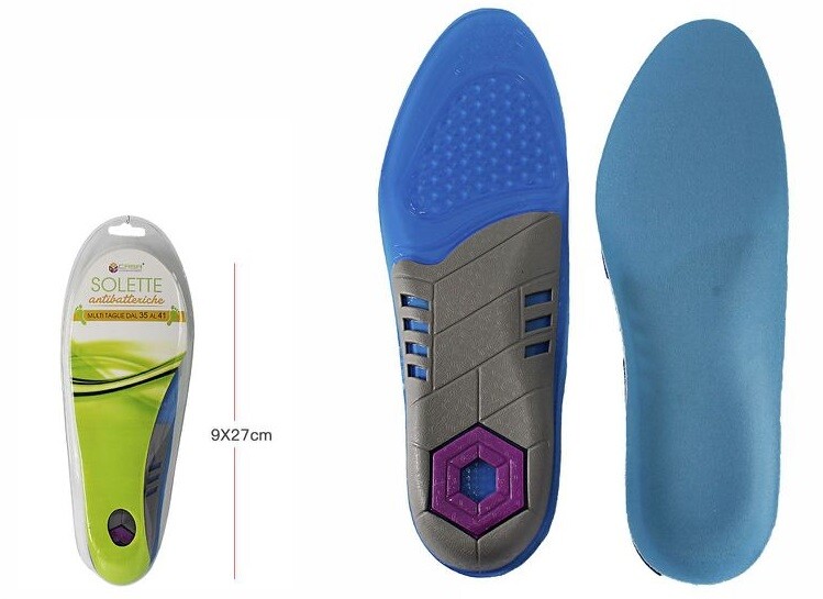 Coppia Di Solette Piede Benessere Scarpe Calzature Comfort Da 35 a 41 64461 dfh