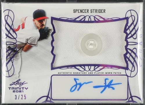 2021 Leaf Trinity - Spencer Strider #PA-SS1