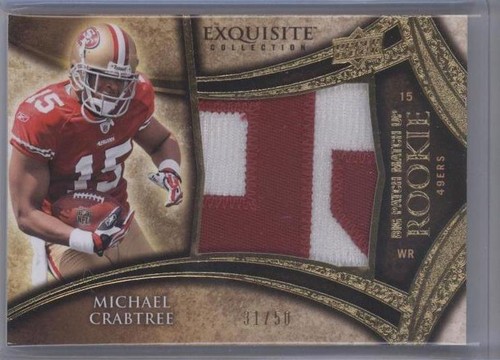 2009 Upper Deck Exquisite Collection Jeremy Maclin Michael Crabtree #MCJM