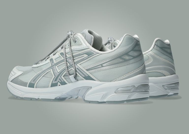 Pre-owned Asics 1203a429-020 Atmos Ojos  Gel-1130 Re White Silver Glacier Grey (men's)