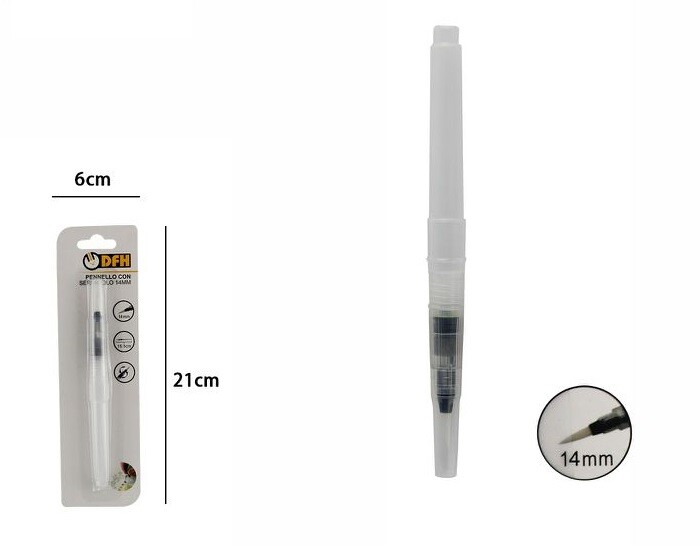 Pennello Con Serbatoio Punta 14mm Dipingere Pittura dfh