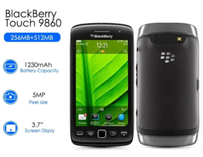 Blackberry Torch 9860 Factory Unlocked 4GB 5MP International T mobile AT T GSM