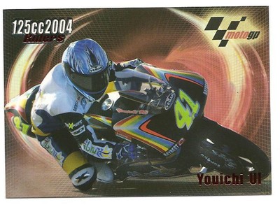 Used, Youichi Ui | Aprilia | 2004 MotoGP 125cc Rider | Motorcycle Racing Card for sale  Canada