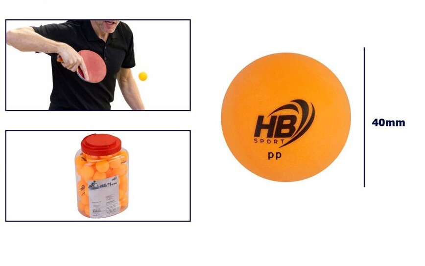 Set 60 Pezzi Palline Palle Ping Pong Tennis Tavolo Table Tennis Arancioni dfh