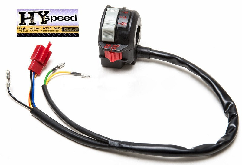 エル HYspeed Engine Stop On Off Headlight Handlebar Switch Left