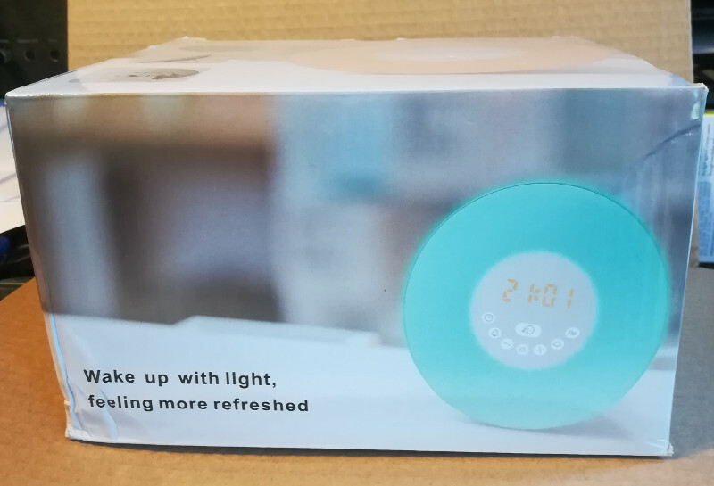 Wake Up Light Alarm Clock Sunrise Alarm Clock USB Charger