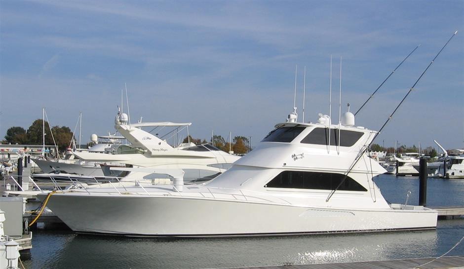 VIKING 65` Enclosed bridge Mint Condition and ready to fish
