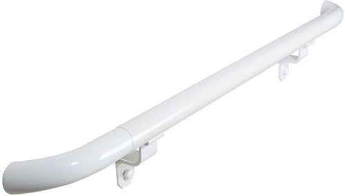 UPC 815973016633 product image for Ez Handrail 3 Ft. White Aluminum Round Hand Rail Kit Extraordinary Durability | upcitemdb.com