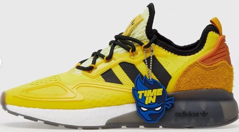 Size 11.5 - Ninja x adidas ZX 2K Boost Time In - Yellow Legacy
