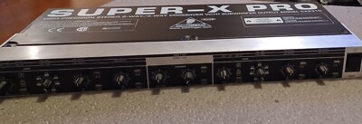 BEHRINGER SUPER-X PRO STEREO 2/3 WAY CROSSOVER MODEL CX2310 RACK MOUNT WORKS