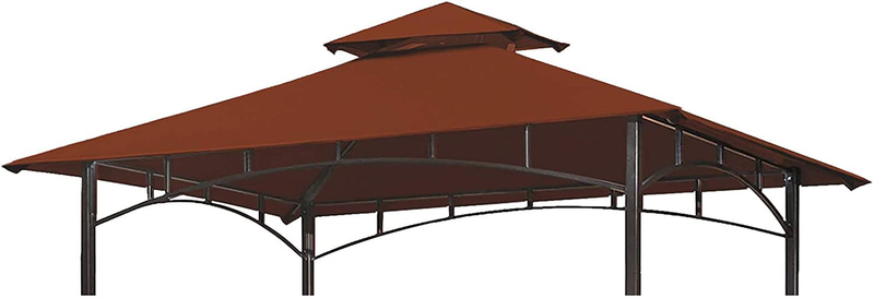 Roof, 5' X 8' Outdoor Bbq Gazebo Canopy Top Cover, Double T