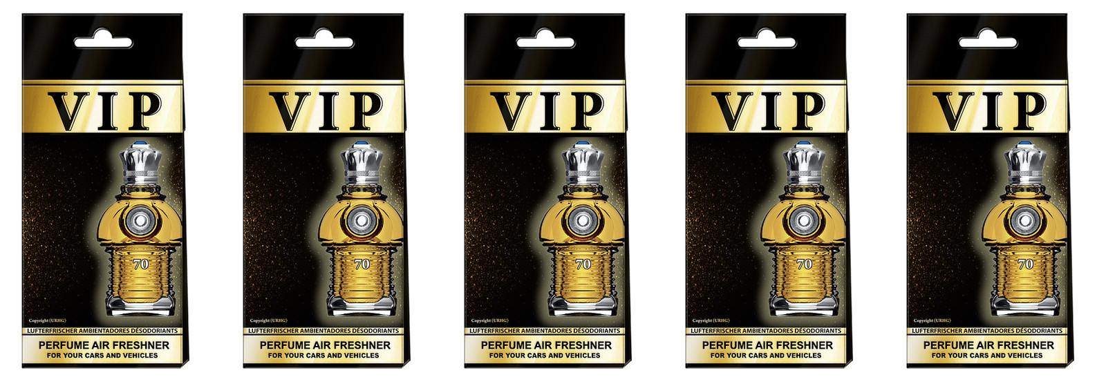 5x Auto Duft VIP-70, Lufterfrischer Auto,Duftbaum auto,Auto zubehör,Duftspender