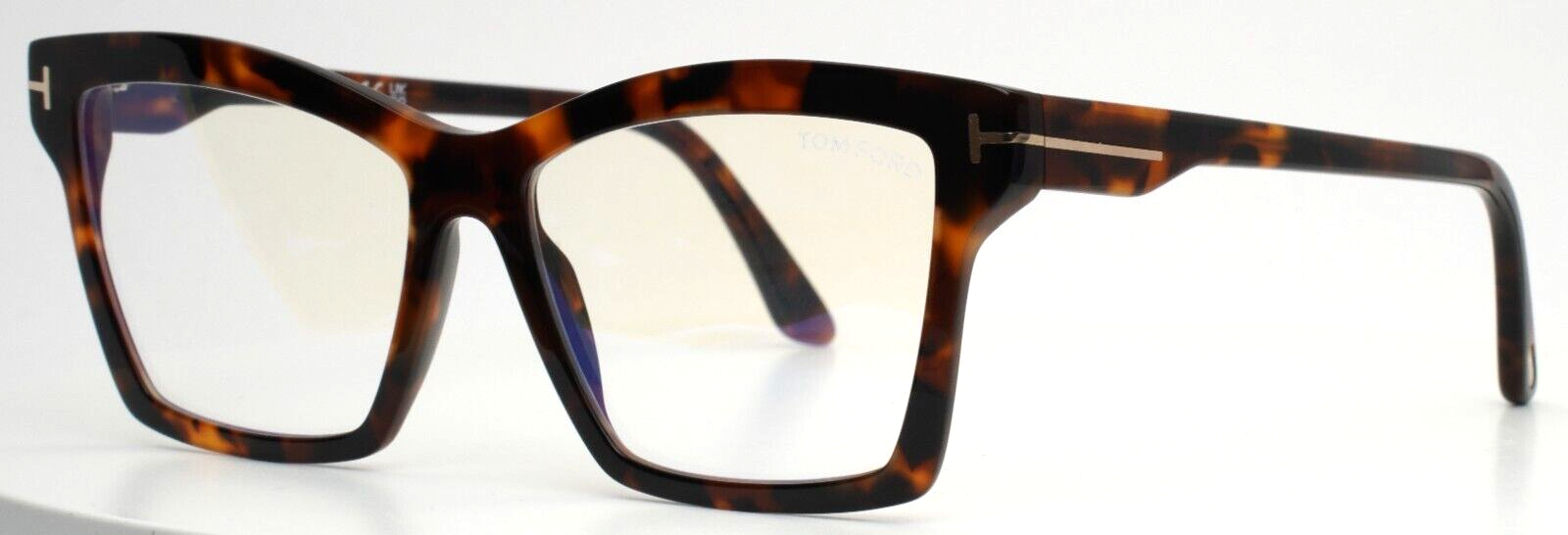 TOM FORD TF5964-B ECO 052 Tortoise Womens Cat Eye Eyeglasses