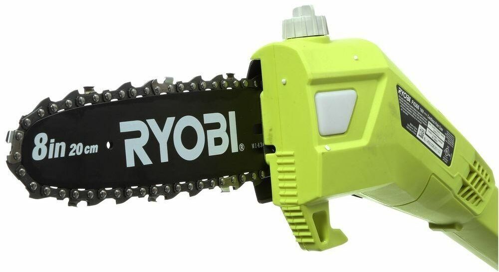 Ryobi Cordless Pole Saw ONE+ 8 in. 18V Lithium-Ion Adjustable Length (Tool Only)