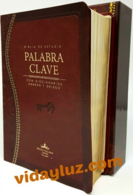 BIBLIA DE ESTUDIO PALABRA CLAVE REINA VALERA 1960 CON DICCIONARIO HEBREO-GRIEGO
