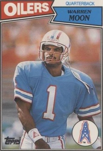 1987 Topps United Kingdom American Football Warren Moon #62