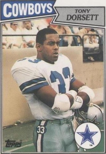1987 Topps United Kingdom American Football Tony Dorsett #57