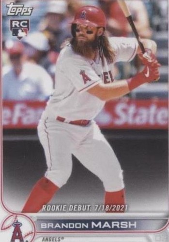 Topps Gold Label 2022 ブランドン　マーシュ 10/10 Brandon Marsh Los Angeles Angels 2022 Topps Gold Label Gold