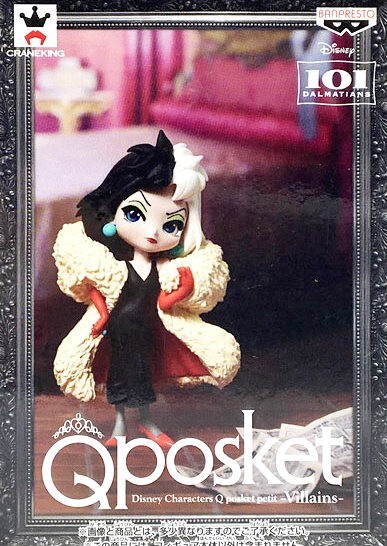 Q posket petit Disney Characters Villains Cruella de Vil