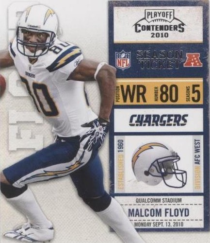 2010 Playoff Contenders Malcom Floyd #081