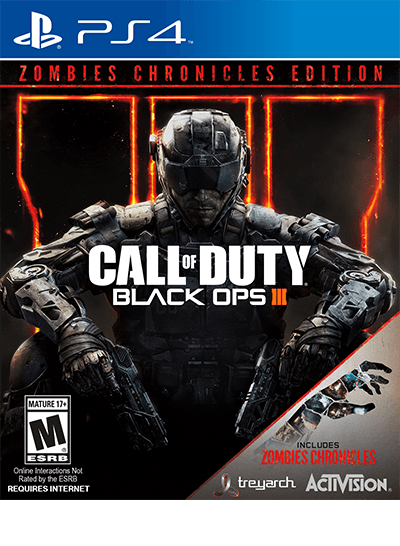 Call Of Duty Black Ops 3 Zombies Chronicles Ps4 Midia Fisica