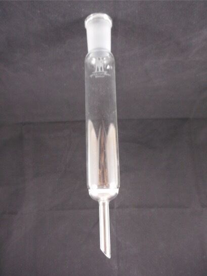 Adams & Chittenden Glass 1" Id 5” El Fritted Chromatography Column 24/40 Joint