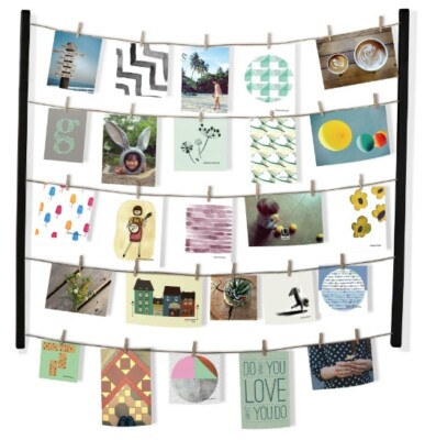 Black Umbra Hangit 26x30 Display - DIY Collage Set for Photos, Prints & Artwork