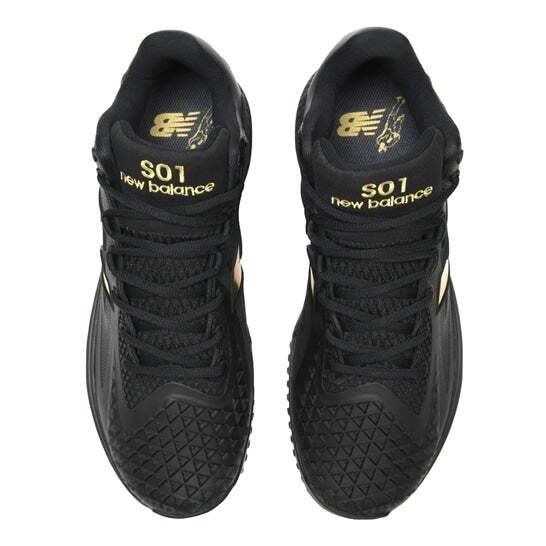 Pre-owned New Balance Tshobk1 Balance Fuelcell Ohtani 1 Trainer Black Metallic Gold (turf) (men's)