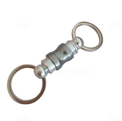 Titanium Quick Release Keychain Retractable Key Chain Detachable Keychain Clip